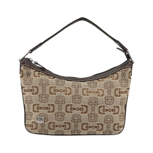 Gucci Vintage Top Handle Canvas, Beige, Canvas, Handbag