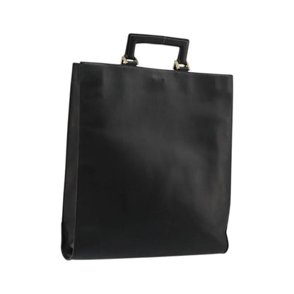 Gucci Vintage tote Leather, Black, Leather, Tote Bag
