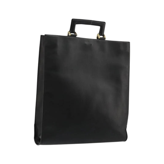 Gucci Vintage tote Leather, Black, Leather, Tote Bag