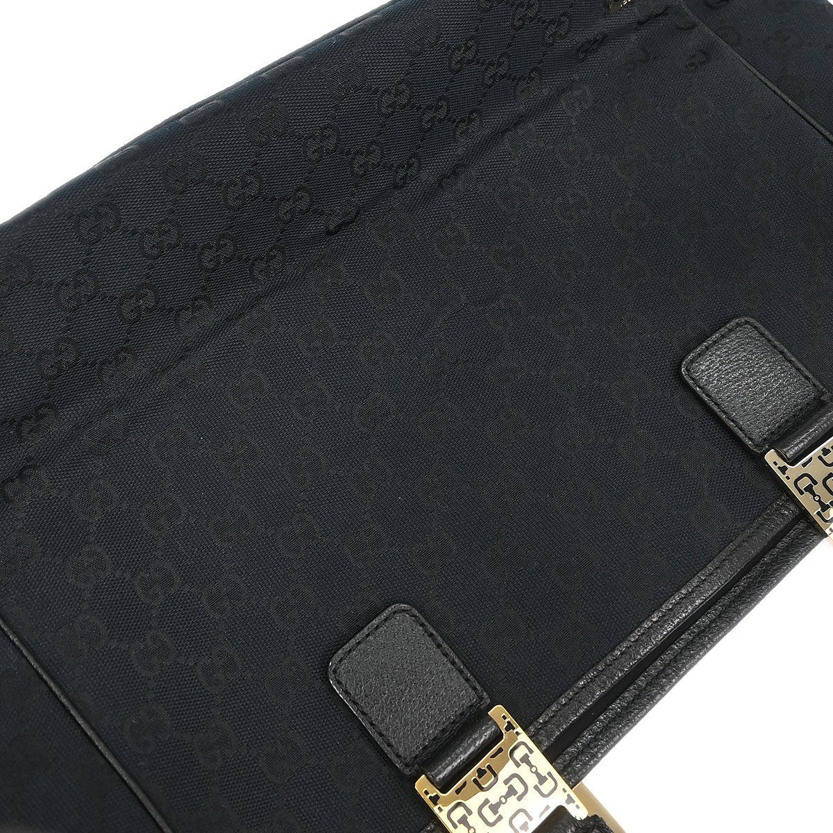 Gucci Web Handle Buckle Tote - Brandsamsara