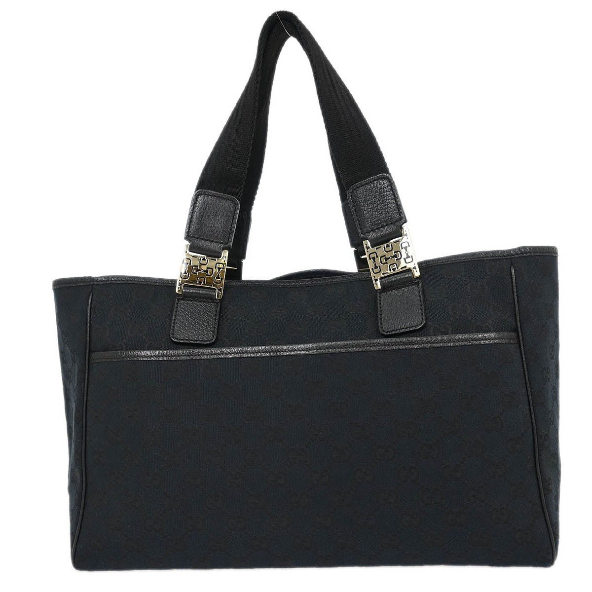 Gucci Web Handle Buckle Tote - Brandsamsara