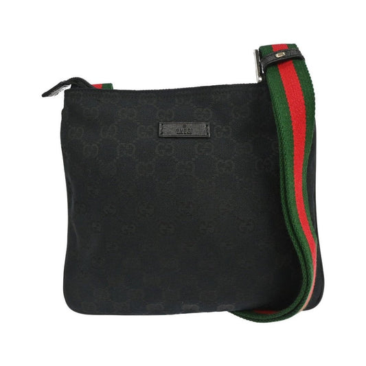 Gucci Web Strap Zip Messenger - Brandsamsara