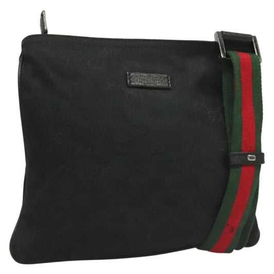 Gucci Web Strap Zip Messenger Bag - Brandsamsara