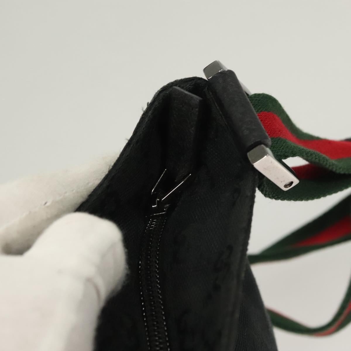 Gucci Web Strap Zip Messenger Bag - Brandsamsara