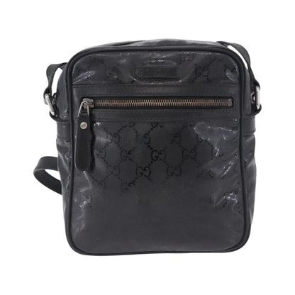 Gucci Zip GG Imprime, Black, Canvas, Shoulder Bag