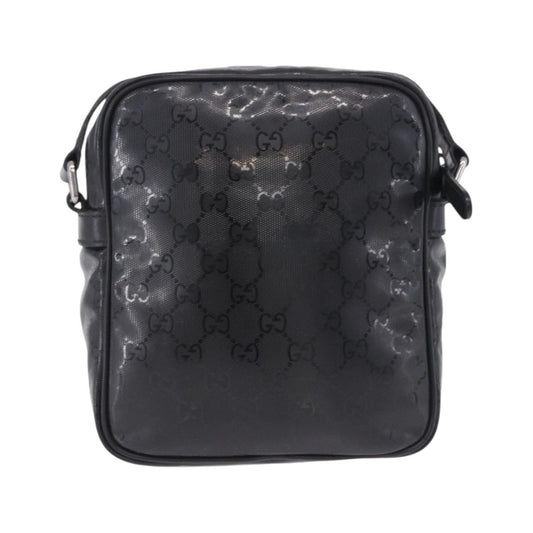 Gucci Zip GG Imprime, Black, Canvas, Shoulder Bag