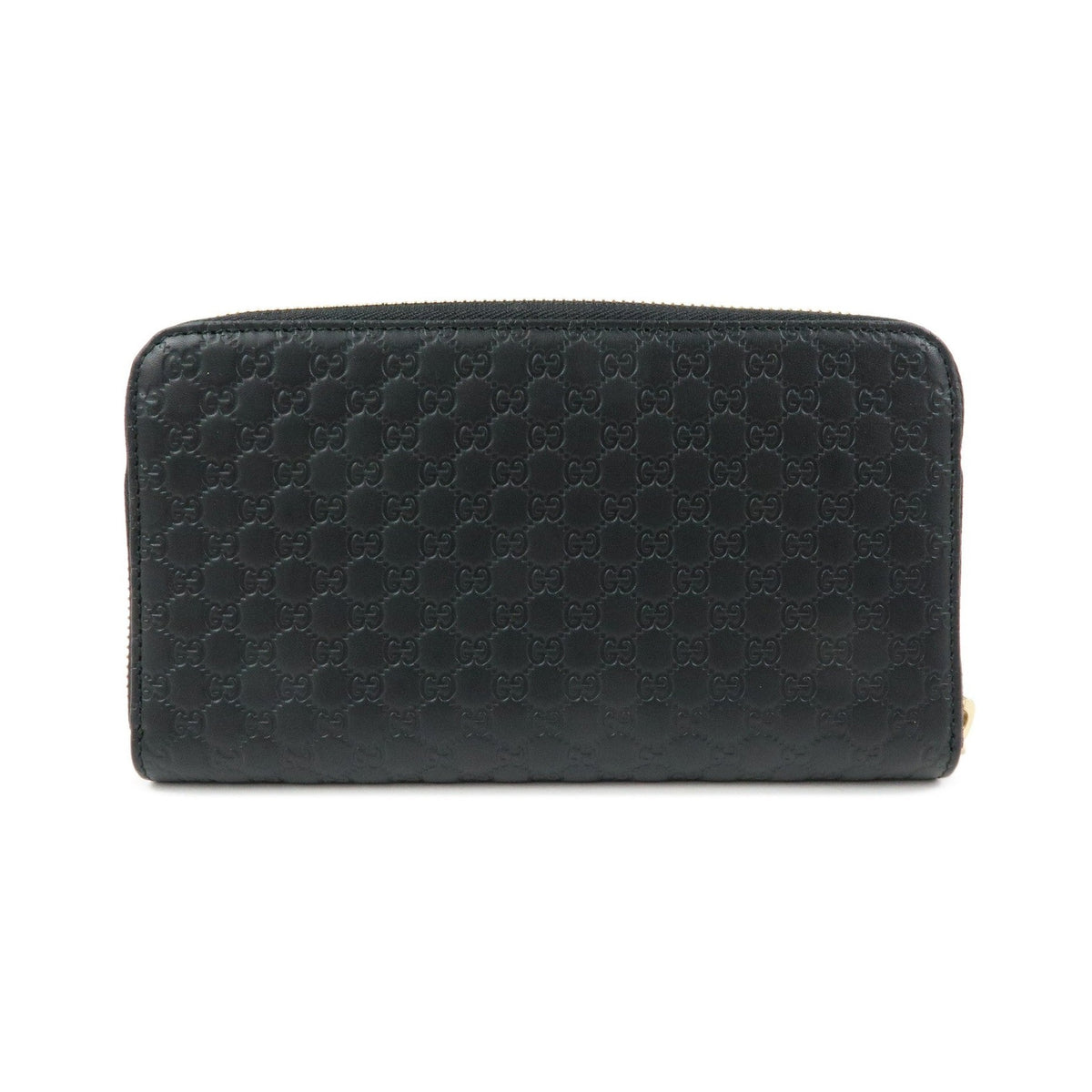 Gucci Zip Organizer Microguccissima Leather, Black, Leather, Wallet
