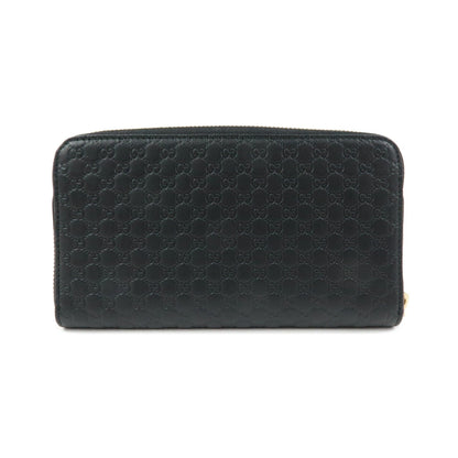 Gucci Zip Organizer Microguccissima Leather, Black, Leather, Wallet