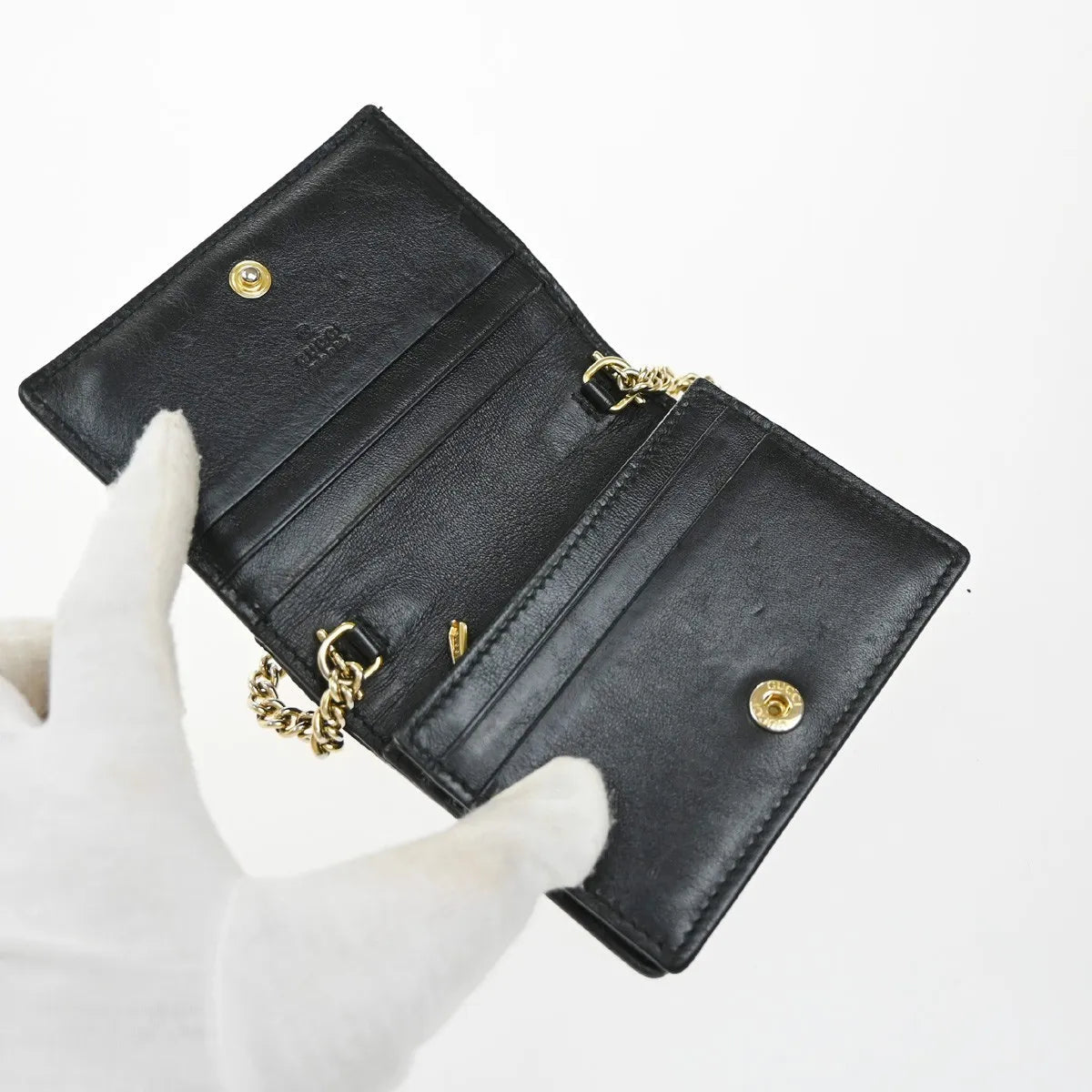 Gucci Zumi Chain Card Case - Brandsamsara