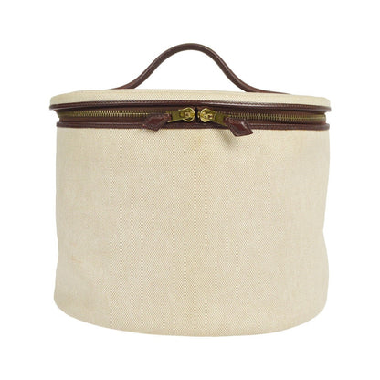 Hermes Acapulco Vanity Toile with Leather, Beige, Canvas, Handbag