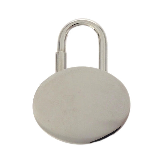 Hermes Annee Mediterranee Cadena Lock Charm Metal, Silver, Silver Plated, Charm