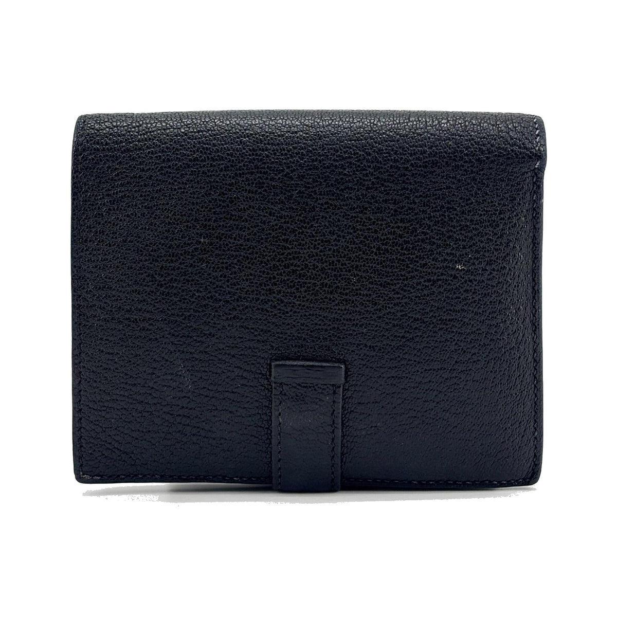 Hermes Bearn Epsom, Black, Leather, Wallet