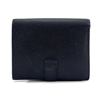 Hermes Bearn Epsom, Black, Leather, Wallet