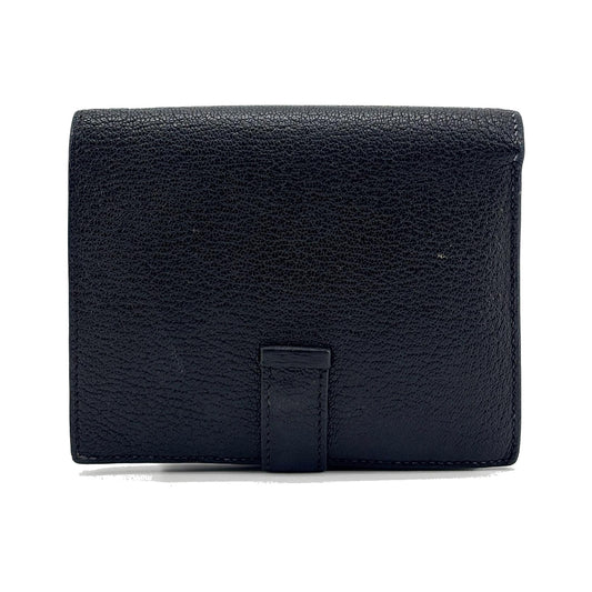 Hermes Bearn Epsom, Black, Leather, Wallet