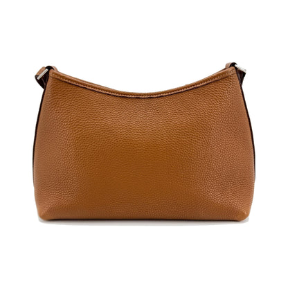 Hermes Berlingot Leather, Brown, Leather, Shoulder Bag