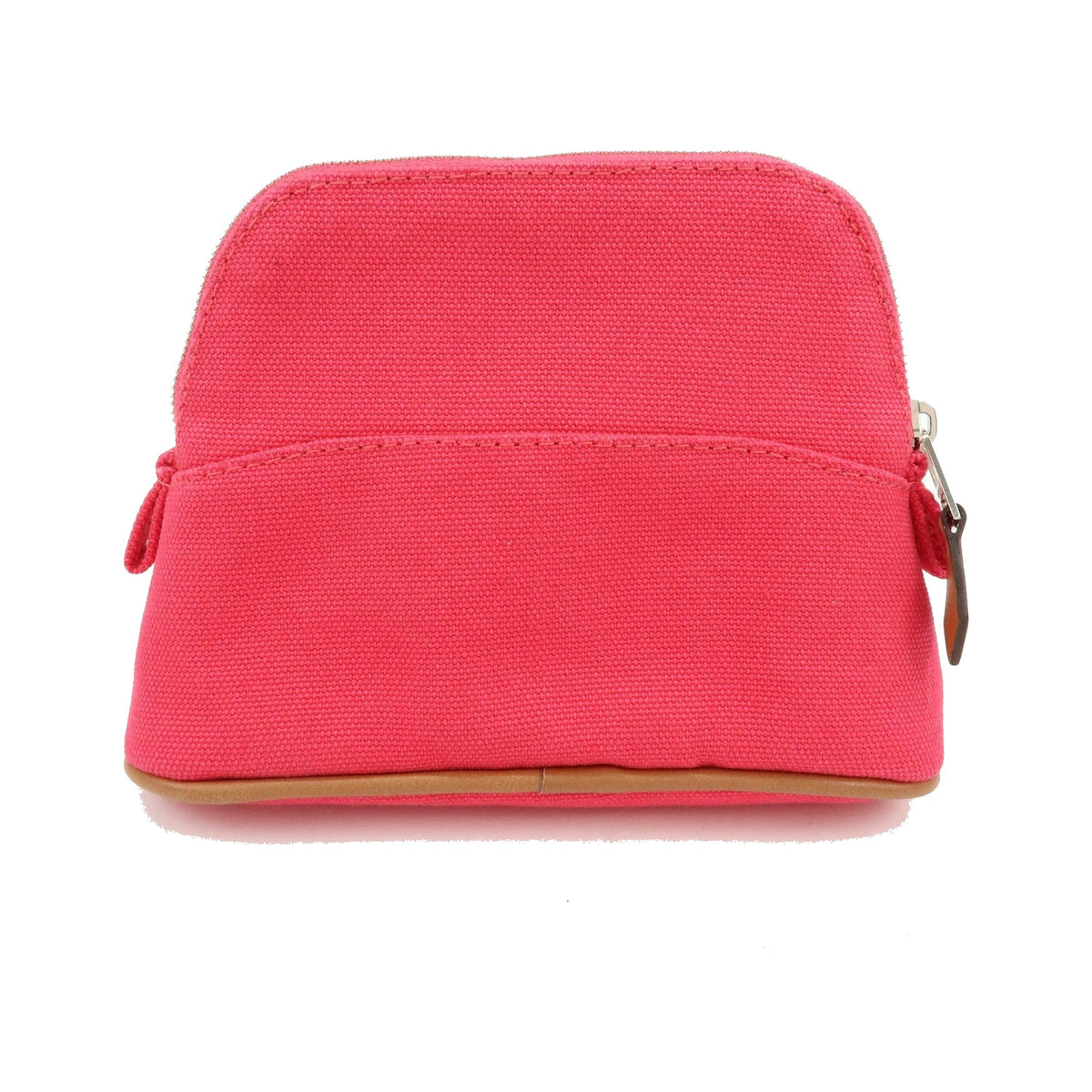 Hermes Bolide Travel Canvas, Pink, Cotton, Clutch