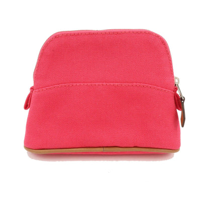 Hermes Bolide Travel Canvas, Pink, Cotton, Clutch