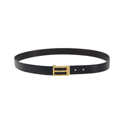 Hermes Buckle Belt Leather, Black, Leather, Belt