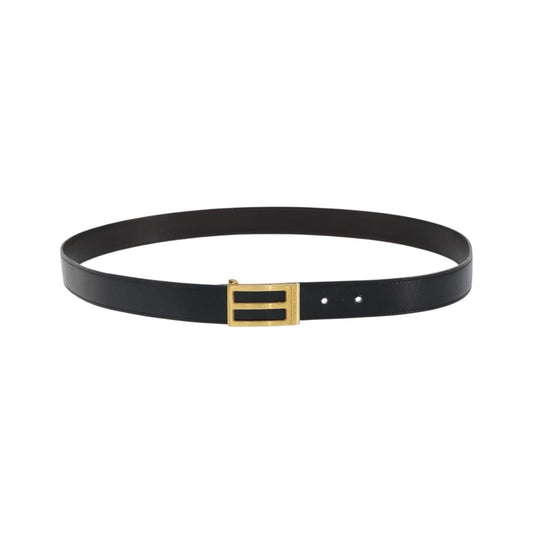 Hermes Buckle Belt Leather, Black, Leather, Belt