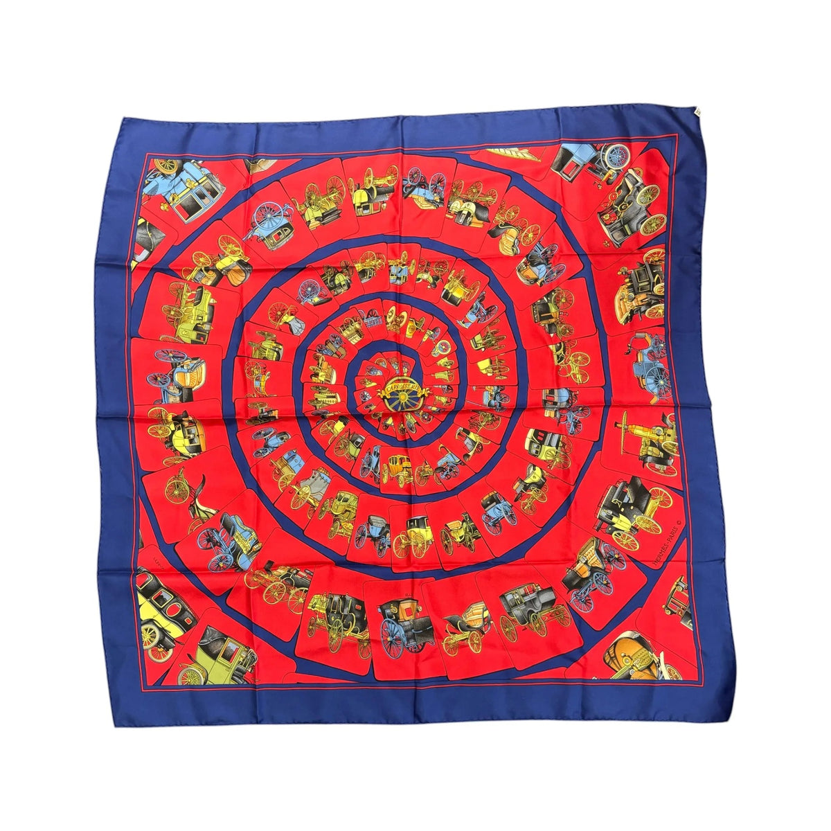 Hermes Carré 90 Silk multicolor, Multicolour, Silk, Scarf