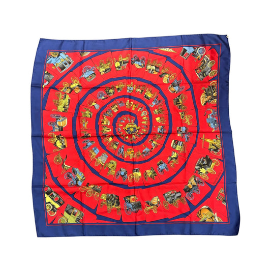 Hermes Carré 90 Silk multicolor, Multicolour, Silk, Scarf
