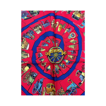 Hermes Carré 90 Silk multicolor, Multicolour, Silk, Scarf