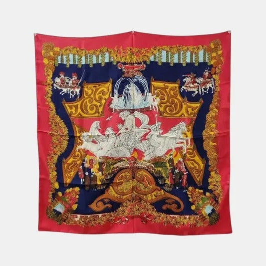 Hermes Carré 90 Silk multicolor, Multicolour, Silk, Scarf