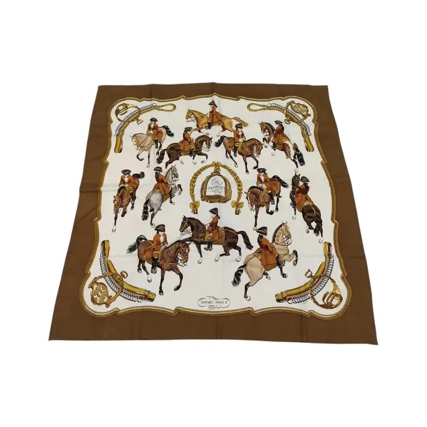 Hermes Carré 90 Silk multicolor, Multicolour, Silk, Scarf