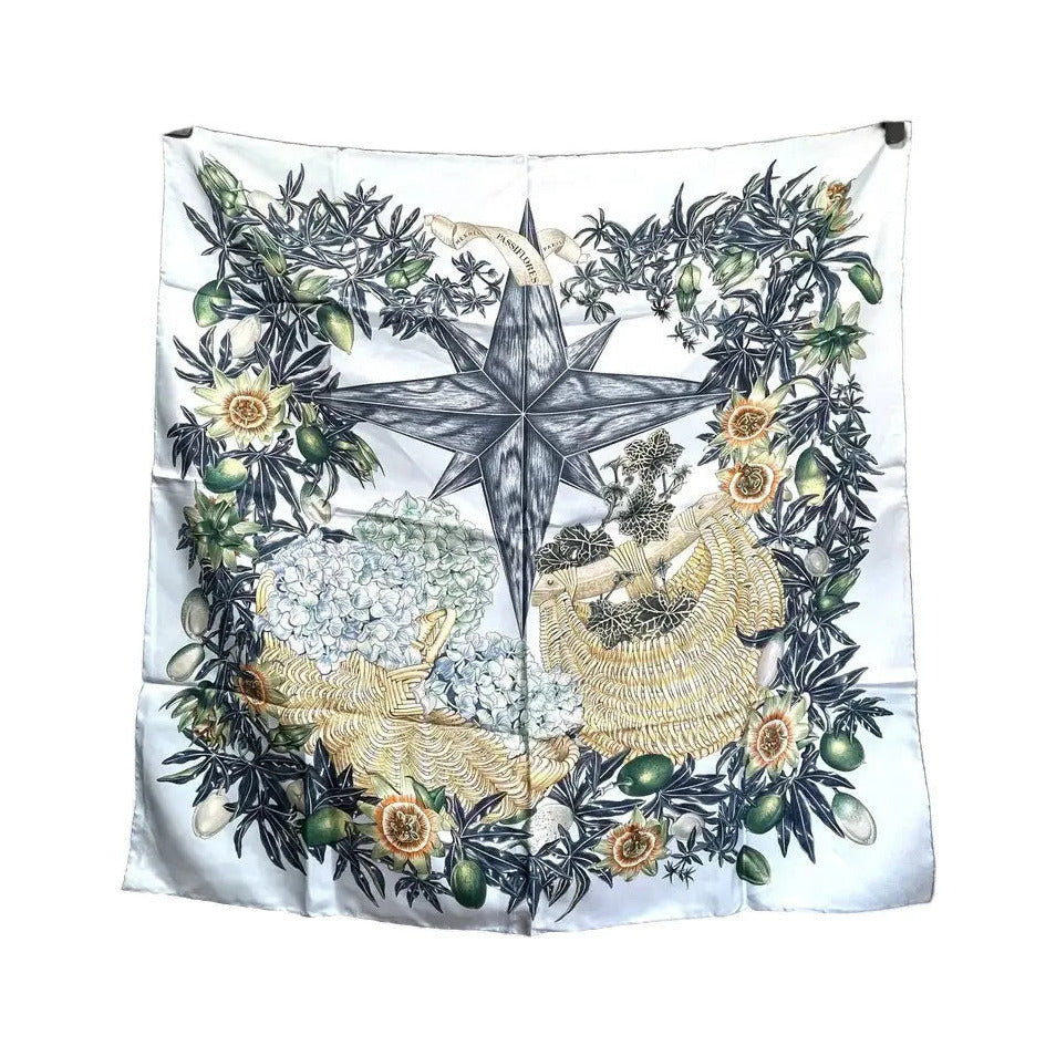 Hermes Carré 90 Silk multicolor, Print, Silk, Scarf