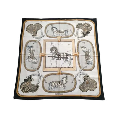 Hermes Carré 90 Silk multicolor, Multicolour, Silk, Scarf