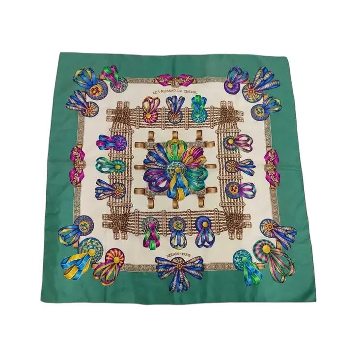 Hermes Carré 90 Silk multicolor, Multicolour, Silk, Scarf