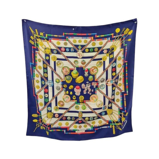 Hermes Carré 90 Silk multicolor, Multicolour, Silk, Scarf