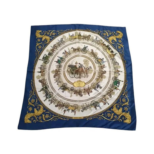 Hermes Carré 90 Silk multicolor, Multicolour, Silk, Scarf