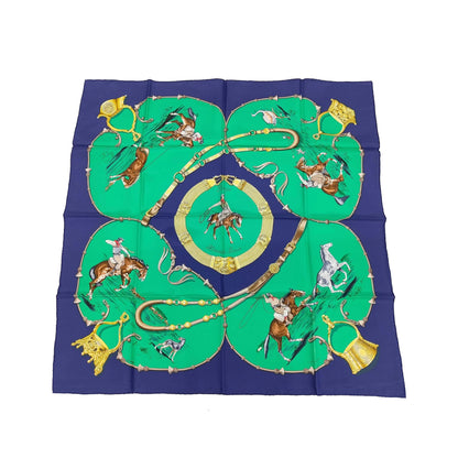 Hermes Carré 90 Silk multicolor, Multicolour, Silk, Scarf
