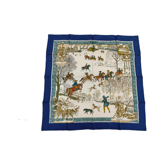 Hermes Carré 90 Silk multicolor, Multicolour, Silk, Scarf