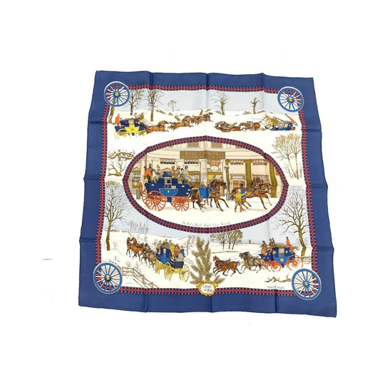 Hermes Carré 90 Silk multicolor, Multicolour, Silk, Scarf