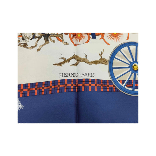 Hermes Carré 90 Silk multicolor, Multicolour, Silk, Scarf