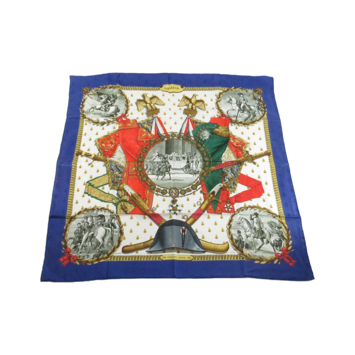 Hermes Carré 90 Silk multicolor, Multicolour, Silk, Scarf