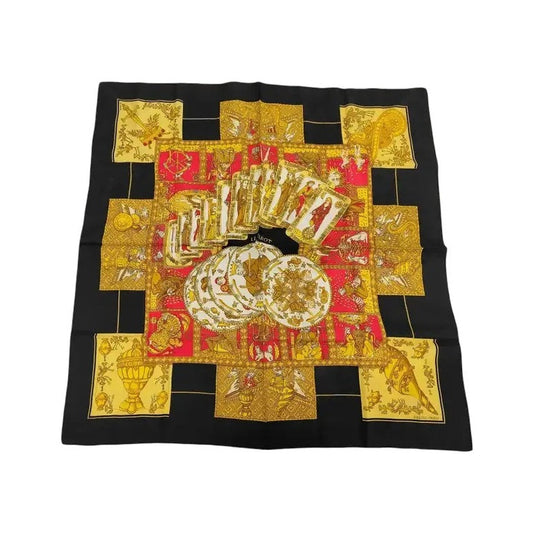 Hermes Carré 90 Silk multicolor, Multicolour, Silk, Scarf