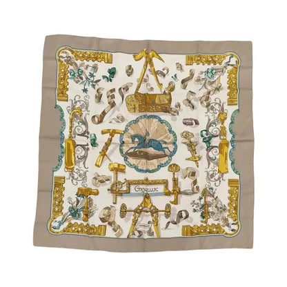 Hermes Carré 90 Silk multicolor, Multicolour, Silk, Scarf