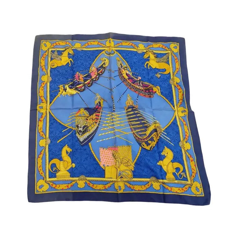 Hermes Carré 90 Silk multicolor, Multicolour, Silk, Scarf