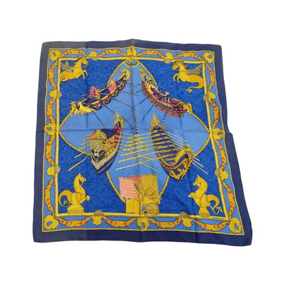 Hermes Carré 90 Silk multicolor, Multicolour, Silk, Scarf