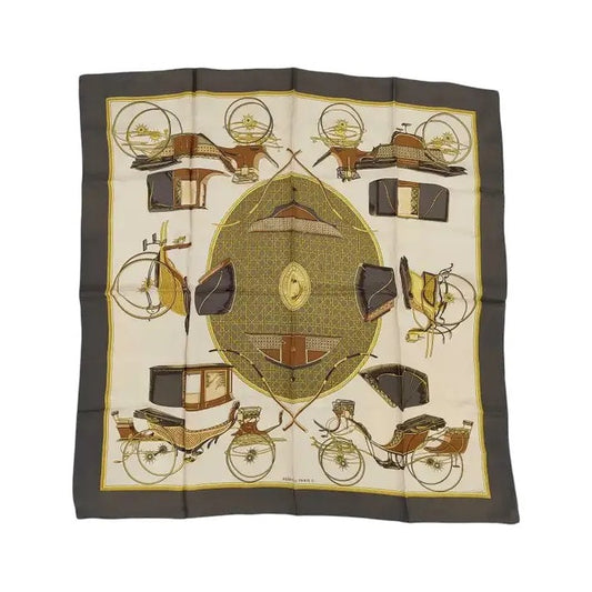 Hermes Carré 90 Silk multicolor, Multicolour, Silk, Scarf