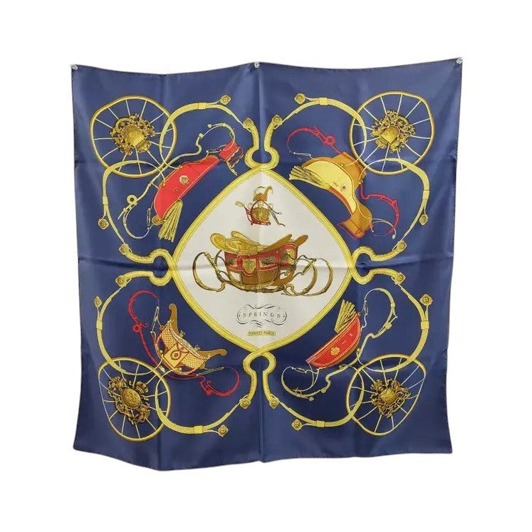 Hermes Carré 90 Silk multicolor, Multicolour, Silk, Scarf
