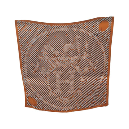 Hermes Carré 90 Silk multicolor, Orange, Silk, Scarf