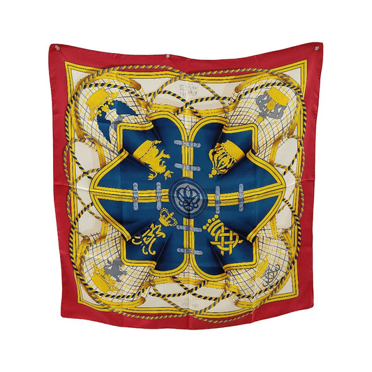 Hermes Carré 90 Silk multicolor, Multicolour, Silk, Scarf