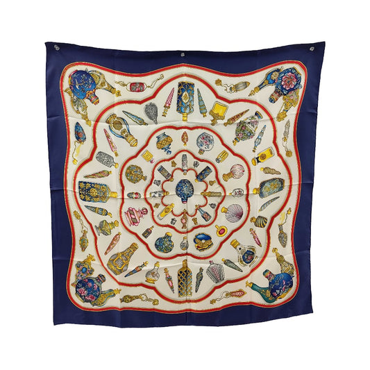 Hermes Carré 90 Silk multicolor, Multicolour, Silk, Scarf