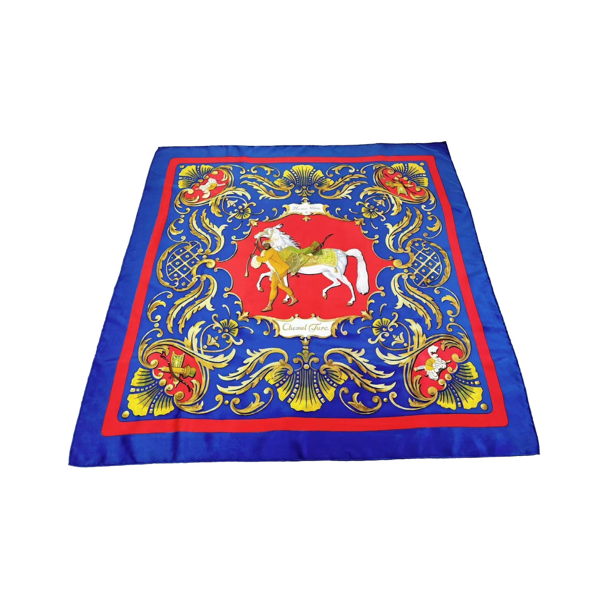 Hermes Carré 90 Silk multicolor, Multicolour, Silk, Scarf
