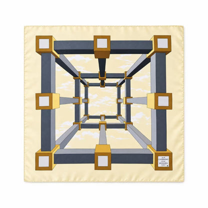 Hermes Carré 90 Silk multicolor, Multicolour, Silk, Scarf