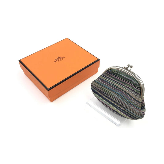 Hermes Clic-Clac Leather, Multicolour, Leather, Wallet